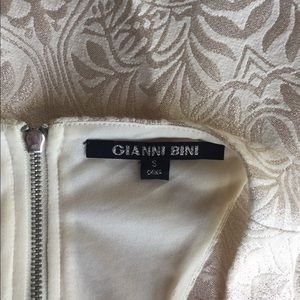 GIANNI BINI Metalic Champaign Dress SM